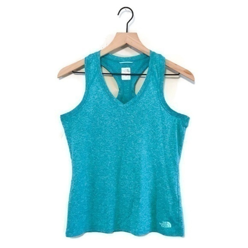 The North Face Turquoise Racerback Tank Top Size Small